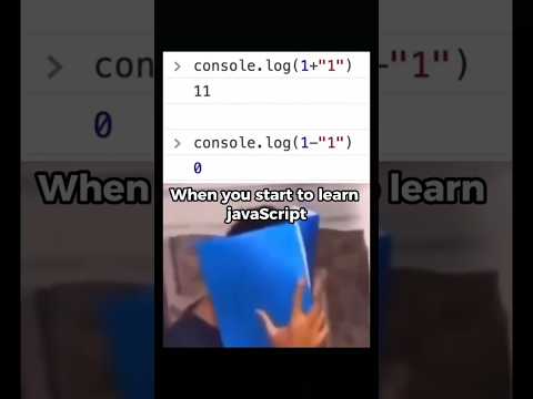 When you start to learn Javascript 😂 #coding #javascript #codingforbegginers