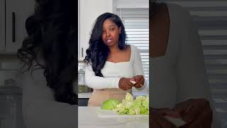 We made Sautéed Cabbage to go along with dinner🙌🏾 hands down the best cabbage you’ll have😇
