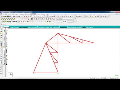 Day 36 STAAD Pro Tutorials   Analysis & Design of Steel Truss Type 5