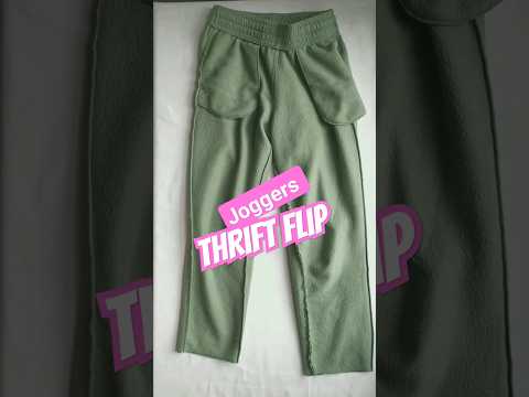 Maxi skirt ❤️ Thrift flip Joggers to Skirt @DameIdeas #sewinginspiration #skirts #thriftflip #diy