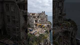 Abandoned Cliffside Mansion Restored Into An Ultra Luxury Estate #shorts