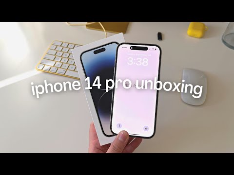 iPhone 14 Pro Unboxing (Silver) | new accessories | camera test | aesthetic | 📱