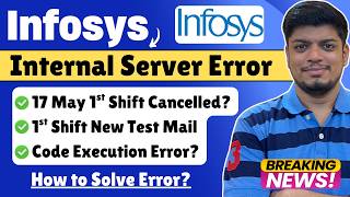 Infosys Internal Server Error | Code Execution Error | Infosys Off Campus 2026 Urgent News| Solution