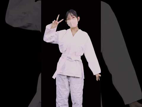 空手の型に挑戦してみたら...💕