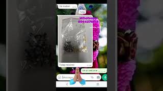 😍coustmers received pure silver karunkali malai & bracelet safely 🥰#shorts #karunkali #tranding