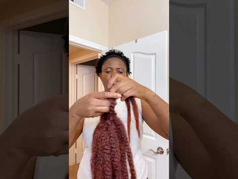Make this quick Cuban ponytail for your quick hair day #natural #hairstyle #hair #shorts