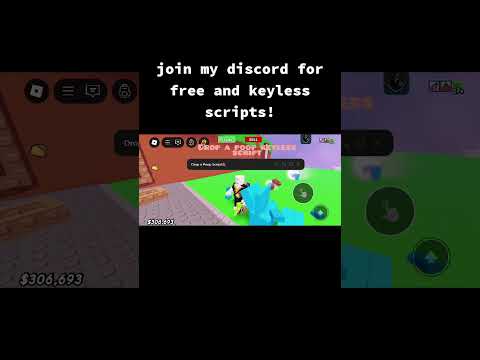 Drop a poop keyless script #roblox #fullscript #discord #mm2 #scripting