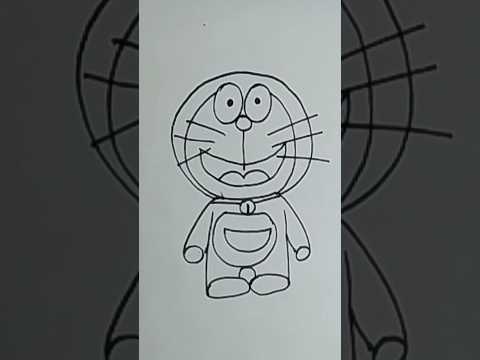 Doremon drawing...... how to draw doremon easily.....#art #drawing #doremon #viral #trending #short