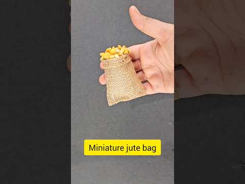 miniature jute bag | navratri miniature #shorts #navratri #miniature