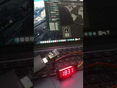 ESP01 ESP01S ESP8266 WiFi NTP TM1637 Digital Clock Arduino IDE #arduino #esp8266 #esp01
