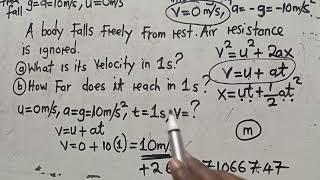PHYSICS : Acceleration due to Gravity || Harrison J Zulu Tutor ||  Exam Question