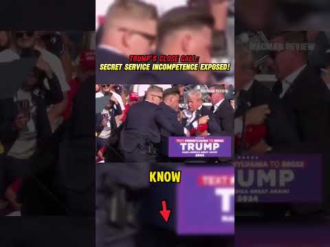 Trump's Close Call Secret Service Incompetence EXPOSED 🔥🔥🔥 #shorts   #police #2ndamendment