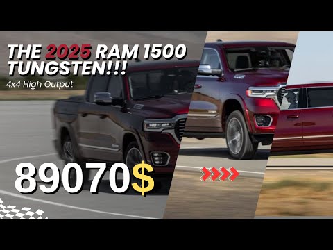 THE NEW BAD BOY: 2025 RAM 1500 TUNGSTEN 4X4 HIGH OUTPUT REVIEW!