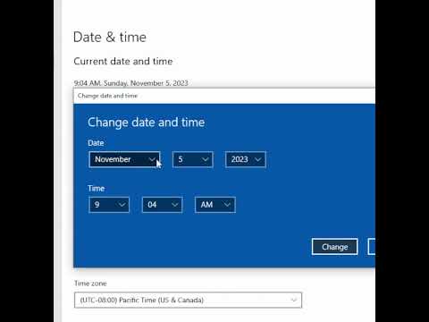 How to Change Date and Time in Windows 10