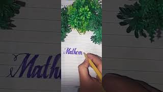 English writing |calligraphy #youtubeshort #paperpresentationtips #ytshorts #cutmarker605 #viral