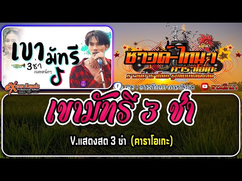 เขามัทรี คาราโอเกะ - V.แสดงสด 3 ช่า