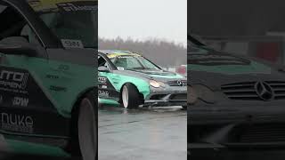 Mercedes CLK Rain Drifting | M104 Turbo | Straight Pipes