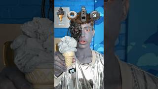 SILVER ROBOT FOOD EVIL ASMR 😈🤖