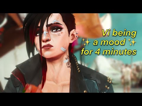 Vi being a mood for over 4 minutes 🥰 | ARCANE Funny Moments