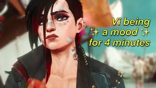 Vi being a mood for over 4 minutes 🥰 | ARCANE Funny Moments