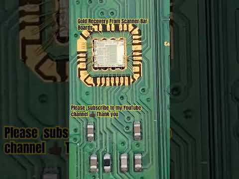 Gold Recovery From Scanner boards