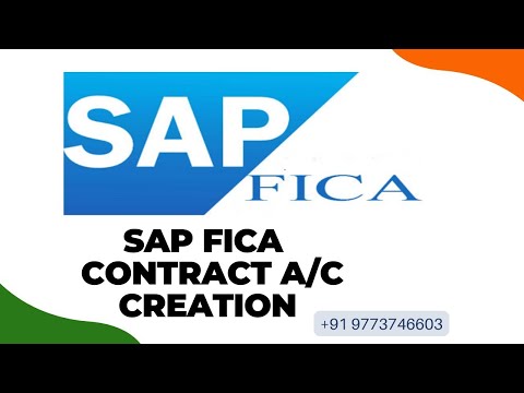 ISU FICA   BRIM FICA   SAP FICA  Contract A c Creation II SAP FICA Basics II BP Creation in FICA