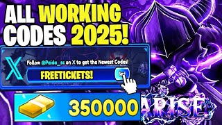 ⚠️NEW UPDATE ⚠️ALL WORKING CODES FOR ARISE CROSSOVER IN 2025!ARISE CROSSOVER ROBLOX CODES