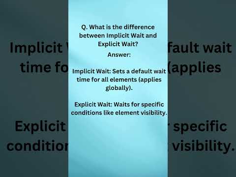 ✨ Frequently Asked Selenium-Java Interview Questions & Answers | Part 10 🚀