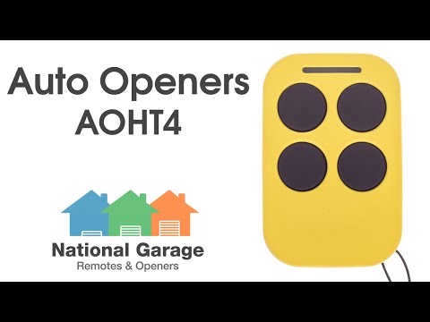 Auto Openers AOHT4 Garage Remote Control Video Description