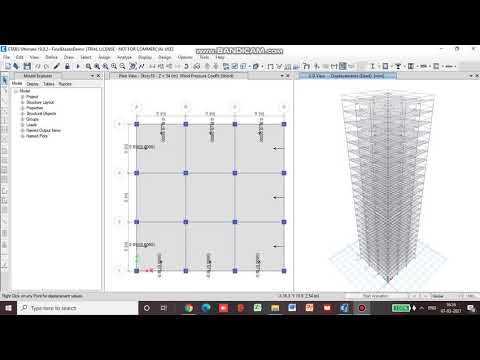 Wind Load Analysis and Design of Multi-Storey RCC Building in Etabs - Part8