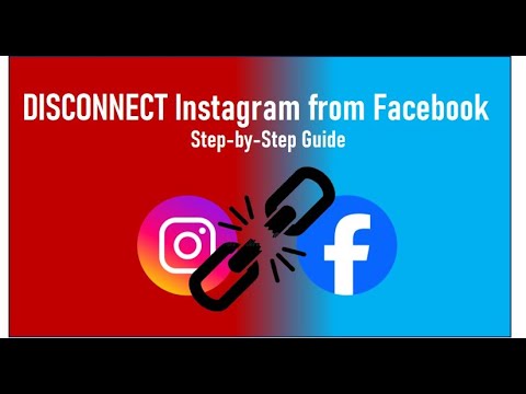 🔓How to DISCONNECT Instagram from Facebook (Step-by-Step Guide)
