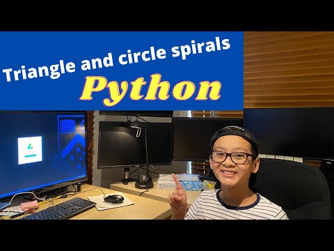 How to draw other cool spirals. Python code for kids - Episode5