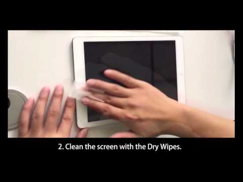 SPARIN A02: Screen Protector Installation for Large Size Tablet