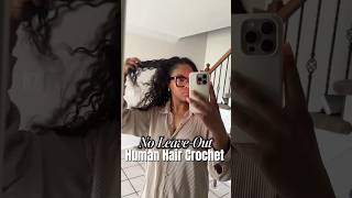 No leave-out crochet human hair #protectivestyles #crochethair  #eayonhair