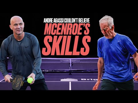 John McEnroe STUNS Andre Agassi With His Pickleball Skills