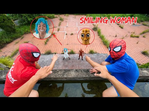 EPIC BATTLE: SPIDER-MAN VS SMILING WOMAN & TUNG TUNG TUNG SAHUR ( PARKOUR POV )