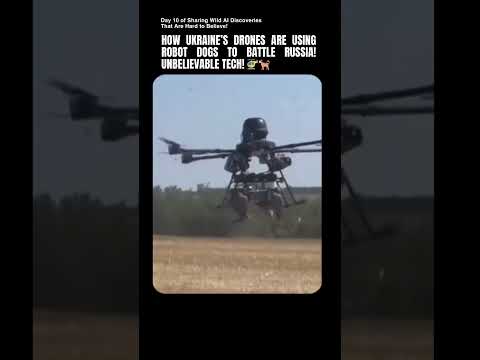 Ukraine's Vampire Drones and Robot Dogs: A New Era of Warfare! 🛸🤖 #russiaukrainewar
