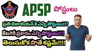 💥APSP పోస్టులు ఏ కేటగిరీ కి ఎన్ని పోస్టులు 🤔 #appolicelatest #trending #apconstablelatest #apslprb
