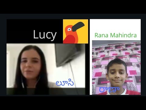 learn English practice with Lucy and Rana! 9 years old child