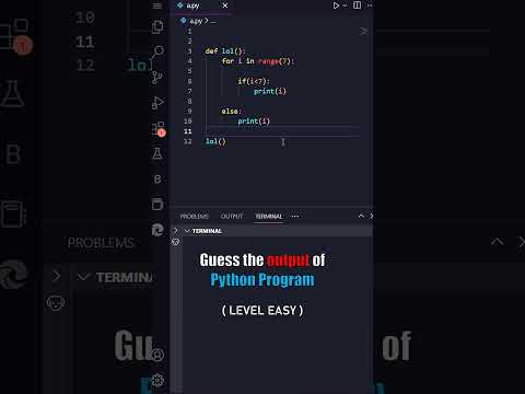 Guess The Output Of Python Program (easy) #short #programming #python #pythonprogramming .