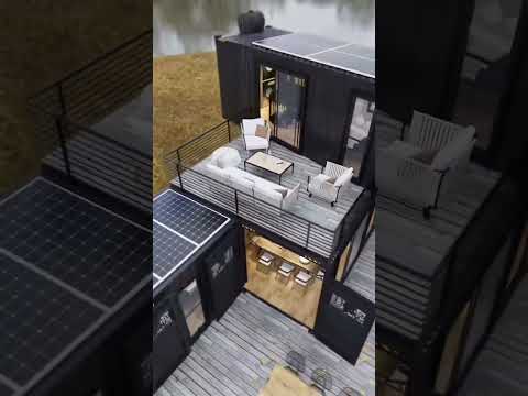 3 bedroom in a 5 shipping container. #foryou #trending #tinyhome #shippingcontainerhomes #fypシ #fyp
