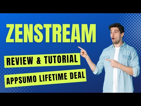 ZenStream Live Review & AppSumo Lifetime Deal - How To Use ZenStream Live
