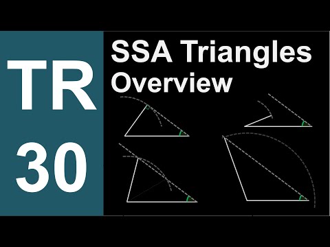 TR-30: SSA Triangles Overview (Trigonometry series by Dennis F. Davis)