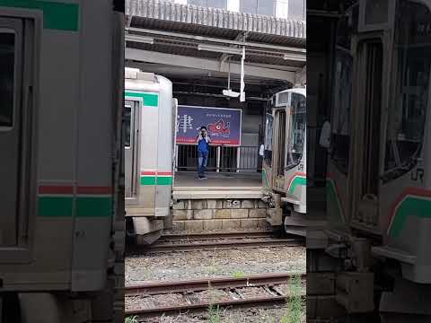 郡山駅連結作業#連結作業 #e721系 #郡山 #郡山駅 #貴重映像 #train #鉄道 #shorts