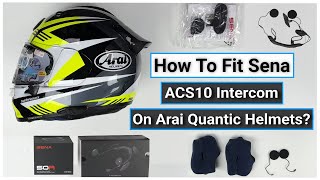 Sena ACS10 Intercom For Arai Quantic Motorcycle Helmets | Moto Central UK