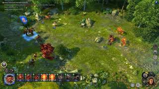 Might & Magic Heroes VI Sandor vs 310 Fire Elementals