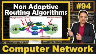 Non-Adaptive Routing Algorithms in Computer Networks: Flooding Routing and Random Walk Algorithm