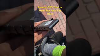 Remove a gps tracker from car dealership #cardealership #buyherepayhere #gpstracker #gpsremoval