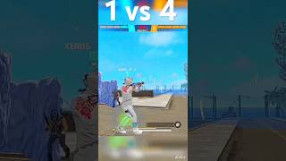 1 VS 4 UNBELIEVABLE CLUTCH 🔥 #1vs4destroyedinseconds #louda01 #loudcoringa