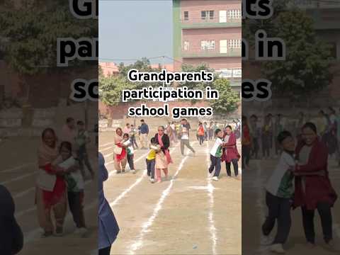 Grandmothers and Students Race Rishikul Vidyapeeth School Sonipat #grandmothers #sonipat #kids